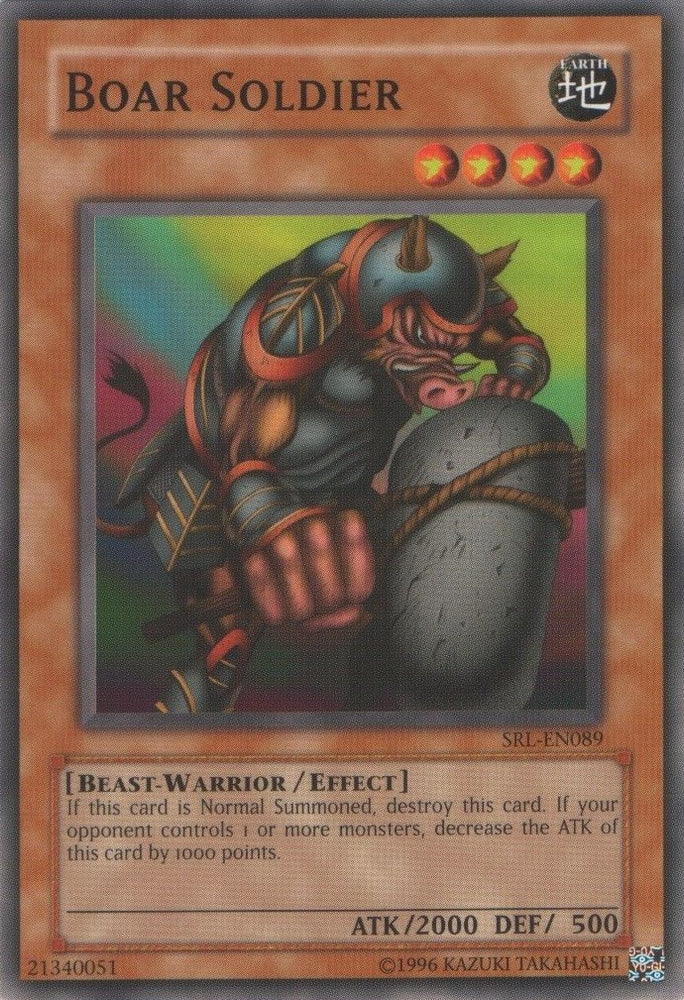 Boar Soldier [SRL-EN089] Common - Card Brawlers | Quebec | Canada | Yu-Gi-Oh!