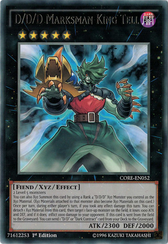 D/D/D Marksman King Tell [CORE-EN052] Rare - Yu-Gi-Oh! - Card Brawlers | Quebec | Canada |