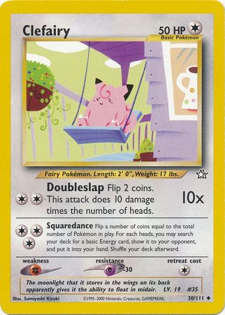 Clefairy (30/111) [Neo Genesis Unlimited] - Card Brawlers | Quebec | Canada | Yu-Gi-Oh!