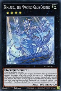 Ninaruru, the Magistus Glass Goddess [GEIM-EN007] Super Rare - Card Brawlers | Quebec | Canada | Yu-Gi-Oh!