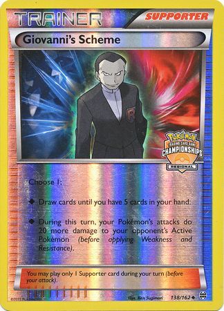 Giovanni's Scheme (138/162) (Championship Promo) [XY: BREAKthrough] - Card Brawlers | Quebec | Canada | Yu-Gi-Oh!