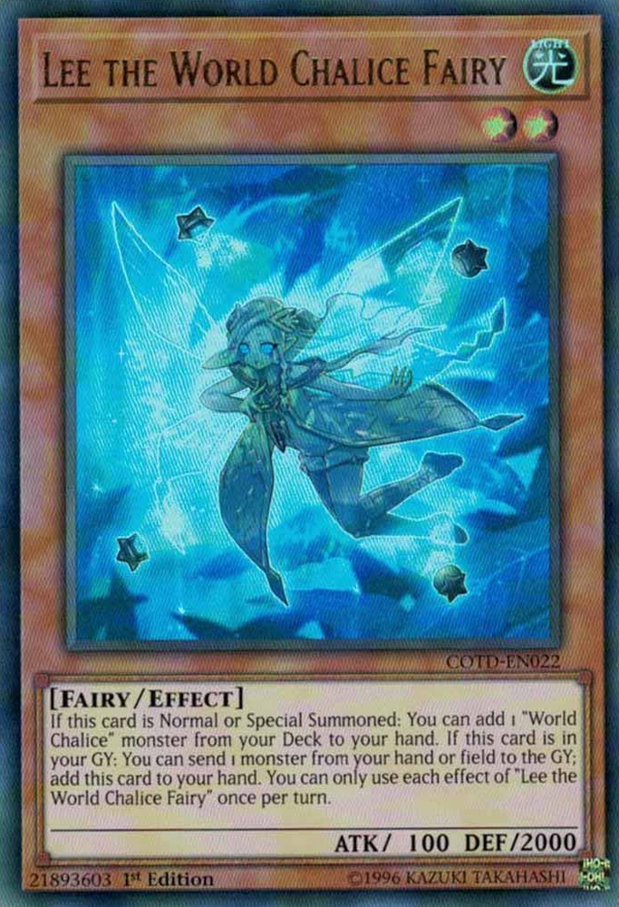 Lee the World Chalice Fairy [COTD-EN022] Ultra Rare - Yu-Gi-Oh! - Card Brawlers | Quebec | Canada |