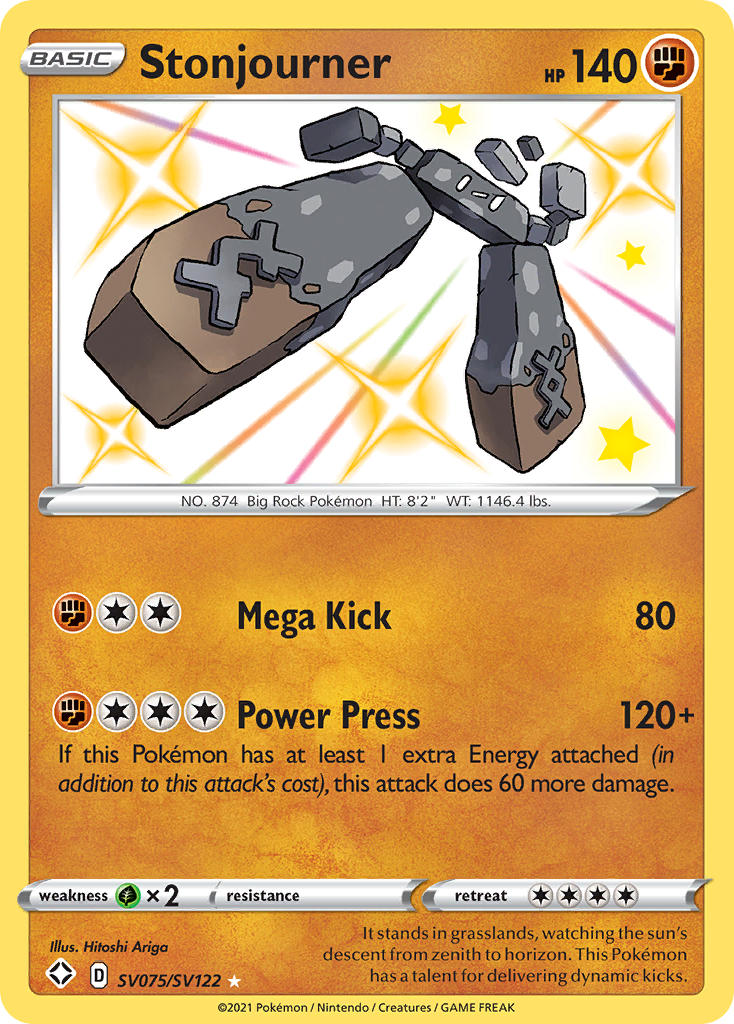 Stonjourner (SV075/SV122) [Sword & Shield: Shining Fates] - Card Brawlers | Quebec | Canada | Yu-Gi-Oh!