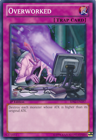 Overworked [BP02-EN197] Mosaic Rare - Card Brawlers | Quebec | Canada | Yu-Gi-Oh!