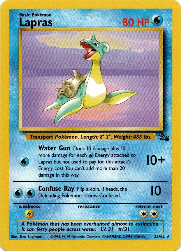 Lapras (25/62) [Fossil Unlimited] - Card Brawlers | Quebec | Canada | Yu-Gi-Oh!