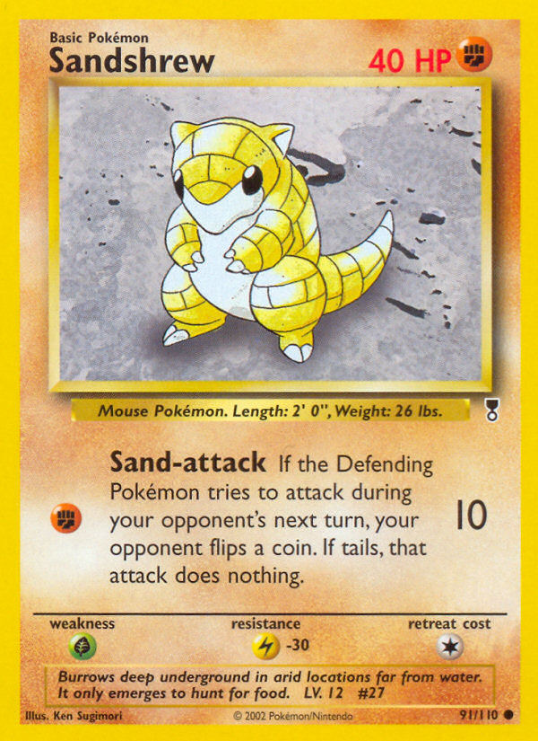 Sandshrew (91/110) [Legendary Collection] - Card Brawlers | Quebec | Canada | Yu-Gi-Oh!