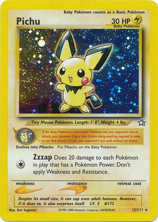 Pichu (12/111) [Neo Genesis Unlimited] - Card Brawlers | Quebec | Canada | Yu-Gi-Oh!
