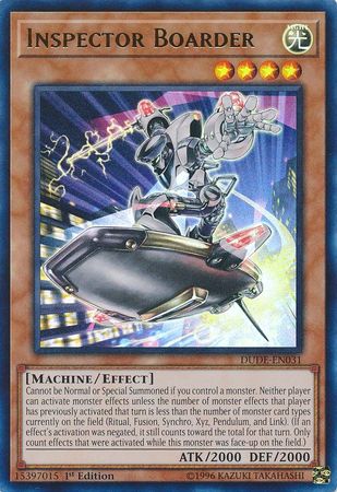 Inspector Boarder [DUDE-EN031] Ultra Rare - Card Brawlers | Quebec | Canada | Yu-Gi-Oh!