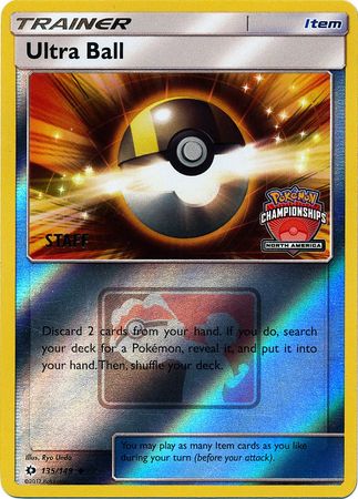 Ultra Ball (135/149) (NA Championship Promo Staff) [Sun & Moon: Base Set] - Card Brawlers | Quebec | Canada | Yu-Gi-Oh!