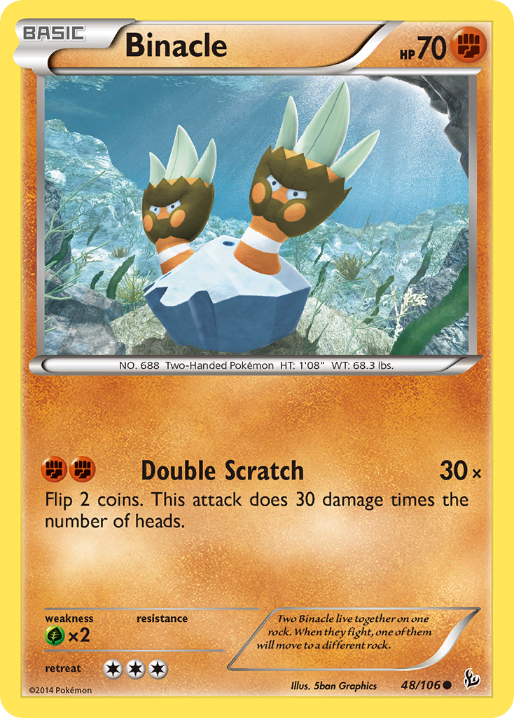 Binacle (48/106) [XY: Flashfire] - Card Brawlers | Quebec | Canada | Yu-Gi-Oh!