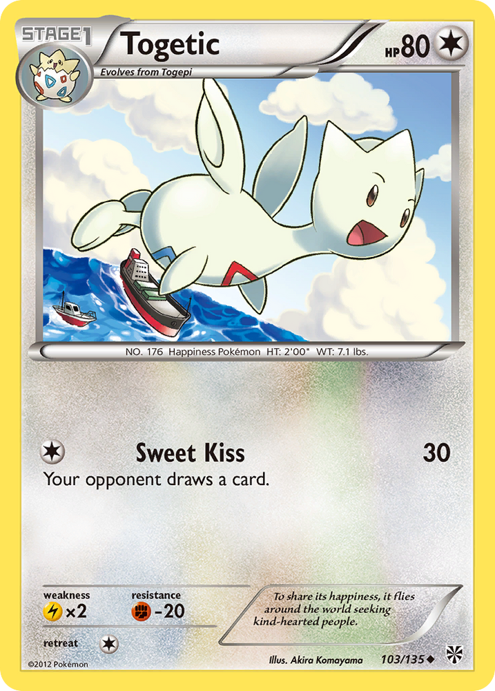 Togetic (103/135) [Black & White: Plasma Storm] - Card Brawlers | Quebec | Canada | Yu-Gi-Oh!