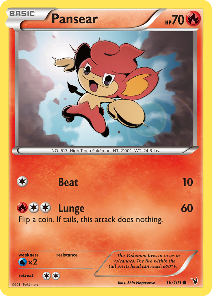 Pansear (16/101) [Black & White: Noble Victories] - Card Brawlers | Quebec | Canada | Yu-Gi-Oh!