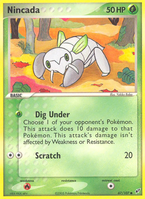 Nincada (67/107) [EX: Deoxys] - Card Brawlers | Quebec | Canada | Yu-Gi-Oh!