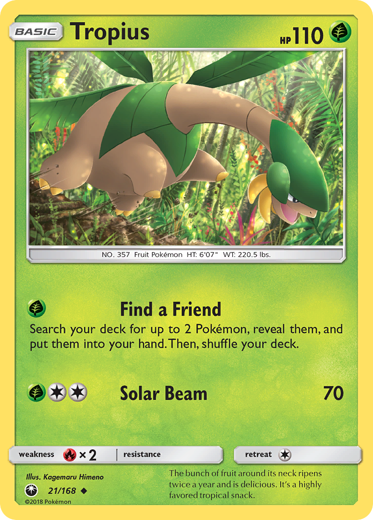 Tropius (21/168) [Sun & Moon: Celestial Storm] - Card Brawlers | Quebec | Canada | Yu-Gi-Oh!