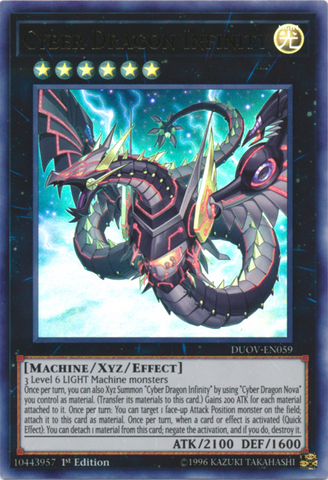 Cyber Dragon Infinity [DUOV-EN059] Ultra Rare - Card Brawlers | Quebec | Canada | Yu-Gi-Oh!