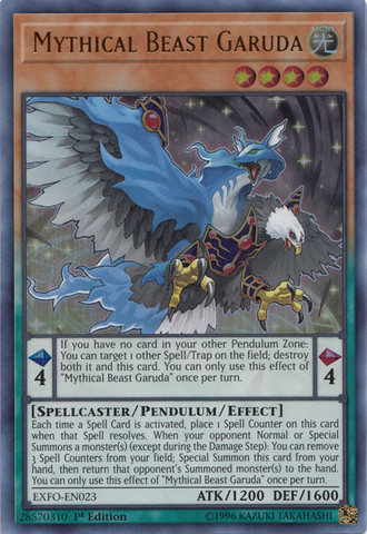 Mythical Beast Garuda [EXFO-EN023] Ultra Rare - Card Brawlers | Quebec | Canada | Yu-Gi-Oh!