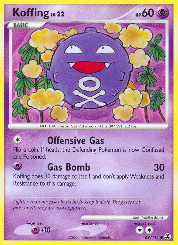 Koffing (68/111) [Platinum: Rising Rivals] - Card Brawlers | Quebec | Canada | Yu-Gi-Oh!