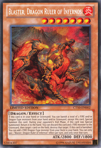 Blaster, Dragon Ruler of Infernos [CT10-EN002] Secret Rare - Yu-Gi-Oh! - Card Brawlers | Quebec | Canada |