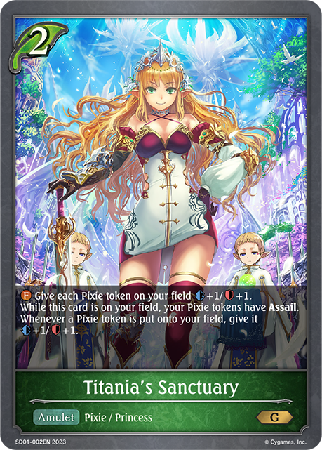 Titania's Sanctuary (SD01-002EN) [Regal Fairy Princess] - Card Brawlers | Quebec | Canada | Yu-Gi-Oh!