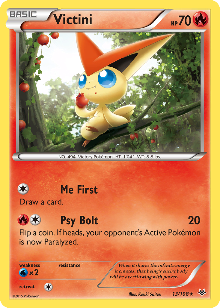 Victini (13/108) [XY: Roaring Skies] - Card Brawlers | Quebec | Canada | Yu-Gi-Oh!