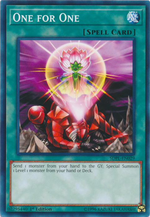 One for One [SDPL-EN029] Common - Card Brawlers | Quebec | Canada | Yu-Gi-Oh!