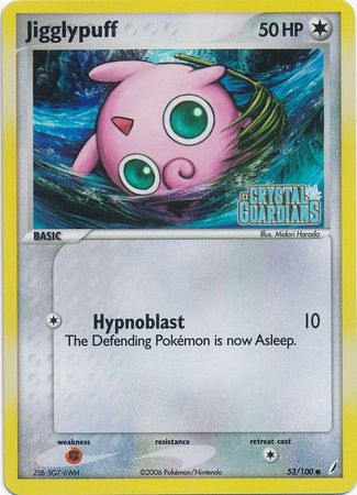 Jigglypuff (53/100) (Stamped) [EX: Crystal Guardians] - Card Brawlers | Quebec | Canada | Yu-Gi-Oh!
