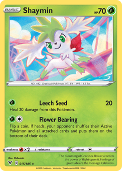 Shaymin (015/185) [Sword & Shield: Vivid Voltage] - Card Brawlers | Quebec | Canada | Yu-Gi-Oh!