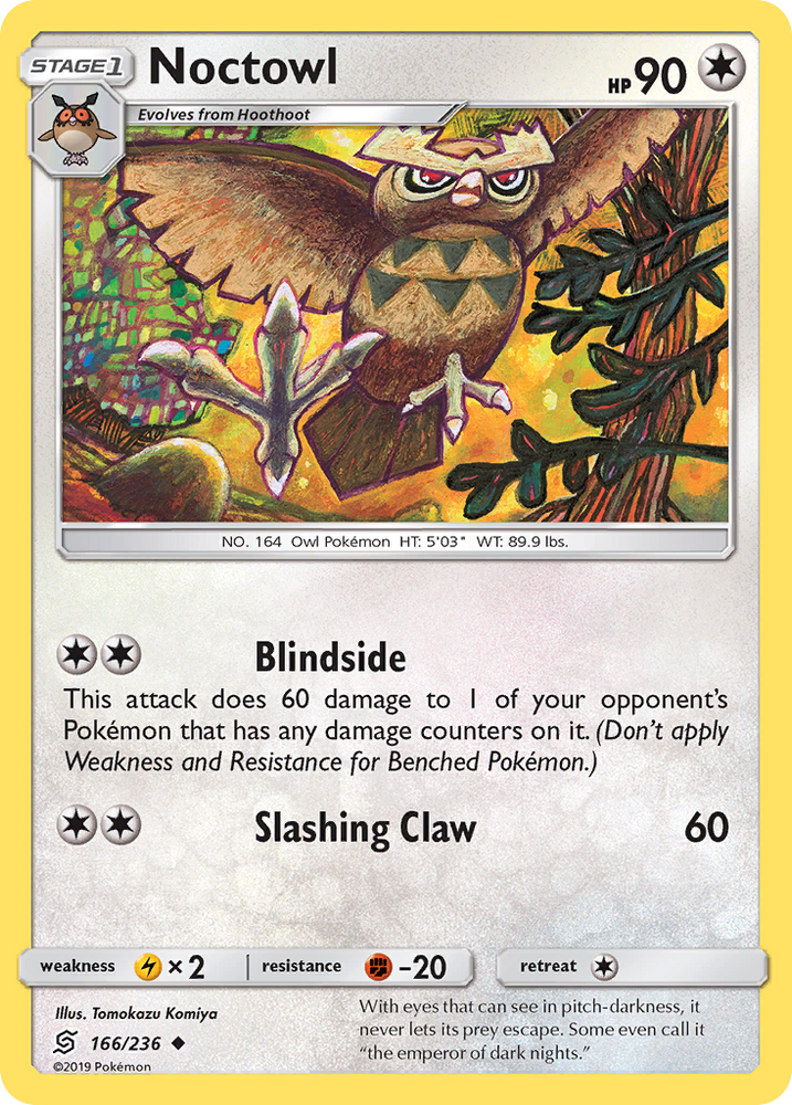 Noctowl (166/236) [Sun & Moon: Unified Minds] - Card Brawlers | Quebec | Canada | Yu-Gi-Oh!