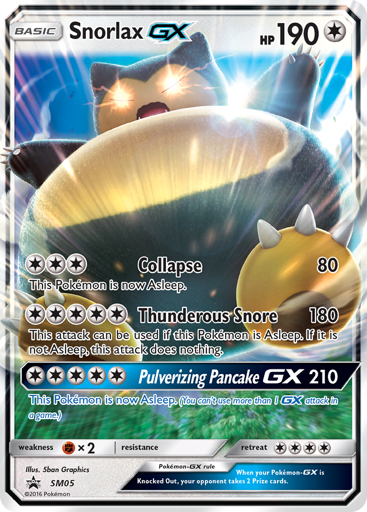 Snorlax GX (SM05) [Sun & Moon: Black Star Promos] - Card Brawlers | Quebec | Canada | Yu-Gi-Oh!