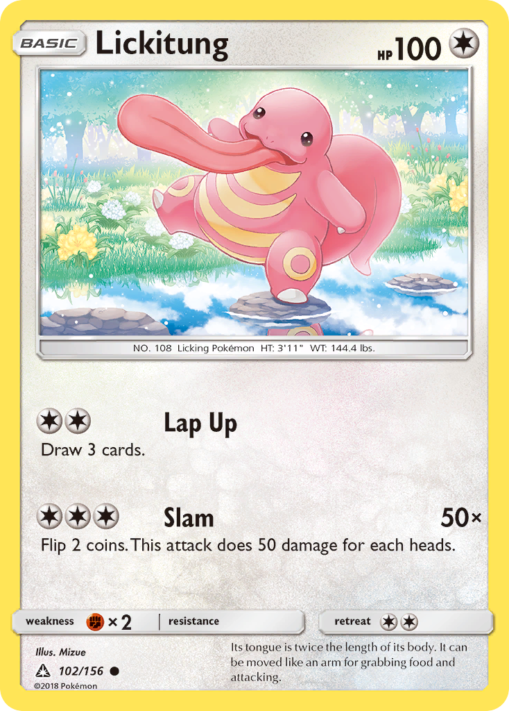 Lickitung (102/156) [Sun & Moon: Ultra Prism] - Card Brawlers | Quebec | Canada | Yu-Gi-Oh!
