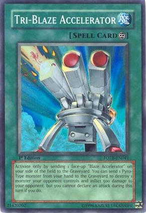 Tri-Blaze Accelerator [FOTB-EN041] Super Rare - Card Brawlers | Quebec | Canada | Yu-Gi-Oh!