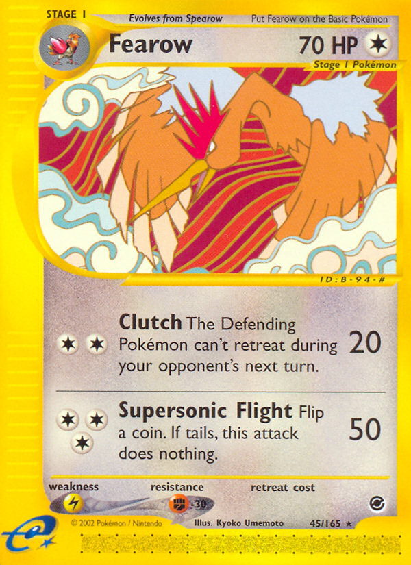 Fearow (45/165) [Expedition: Base Set] - Card Brawlers | Quebec | Canada | Yu-Gi-Oh!