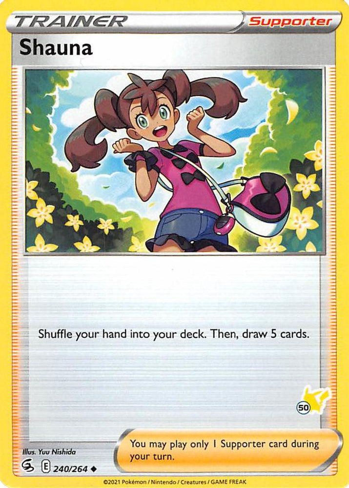 Shauna (240/264) (Pikachu Stamp #50) [Battle Academy 2022] - Card Brawlers | Quebec | Canada | Yu-Gi-Oh!