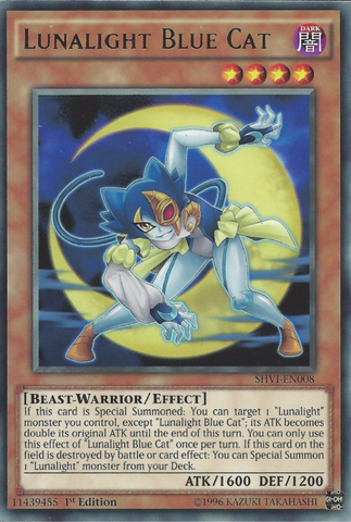 Lunalight Blue Cat [SHVI-EN008] Rare - Yu-Gi-Oh! - Card Brawlers | Quebec | Canada |