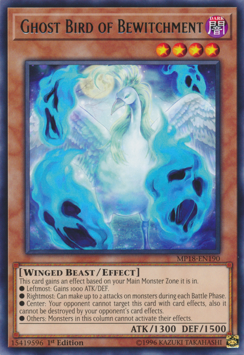 Ghost Bird of Bewitchment [MP18-EN190] Rare - Card Brawlers | Quebec | Canada | Yu-Gi-Oh!