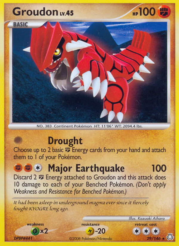 Groudon (29/146) [Diamond & Pearl: Legends Awakened] - Card Brawlers | Quebec | Canada | Yu-Gi-Oh!
