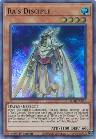 Ra's Disciple [BLAR-EN076] Ultra Rare - Card Brawlers | Quebec | Canada | Yu-Gi-Oh!