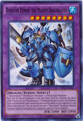 Dinoster Power, the Mighty Dracoslayer [OP01-EN010] Super Rare - Yu-Gi-Oh! - Card Brawlers | Quebec | Canada |