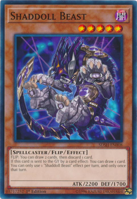 Shaddoll Beast [SDSH-EN008] Common - Card Brawlers | Quebec | Canada | Yu-Gi-Oh!