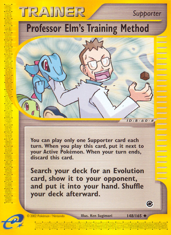 Professor Elm's Training Method (148/165) [Expedition: Base Set] - Card Brawlers | Quebec | Canada | Yu-Gi-Oh!