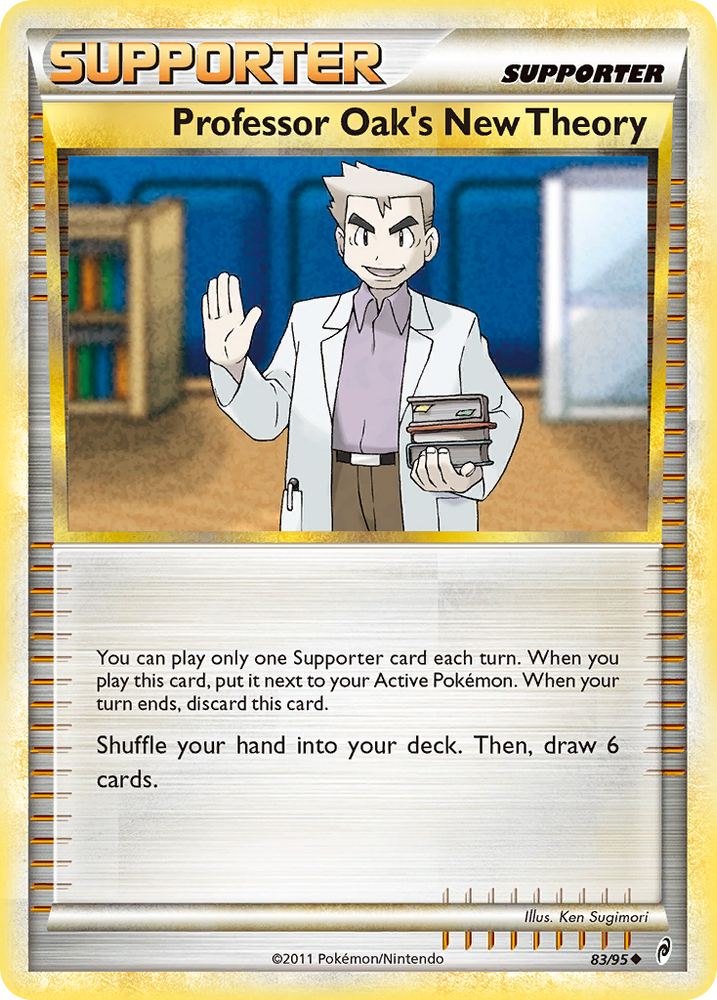 Professor Oak's New Theory (83/95) [HeartGold & SoulSilver: Call of Legends] - Card Brawlers | Quebec | Canada | Yu-Gi-Oh!