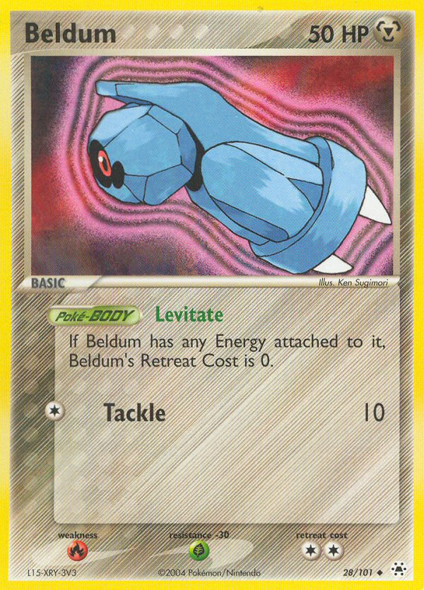 Beldum (28/101) [EX: Hidden Legends] - Card Brawlers | Quebec | Canada | Yu-Gi-Oh!