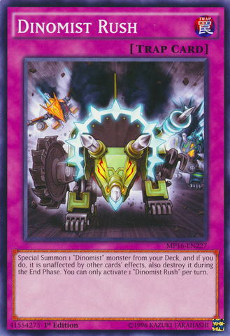 Dinomist Rush [MP16-EN227] Common - Card Brawlers | Quebec | Canada | Yu-Gi-Oh!