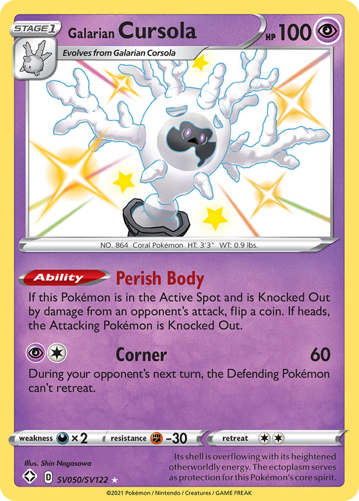 Galarian Cursola (SV050/SV122) [Sword & Shield: Shining Fates] - Card Brawlers | Quebec | Canada | Yu-Gi-Oh!