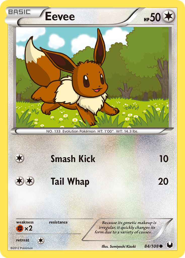 Eevee (84/108) [Black & White: Dark Explorers] - Card Brawlers | Quebec | Canada | Yu-Gi-Oh!