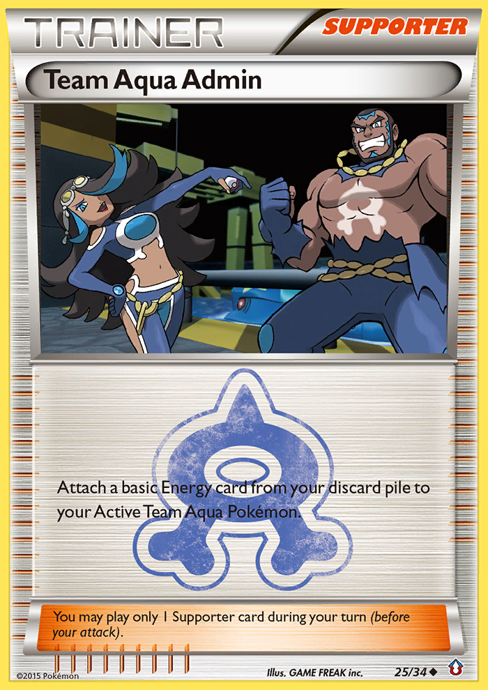 Team Aqua Admin (25/34) [XY: Double Crisis] - Card Brawlers | Quebec | Canada | Yu-Gi-Oh!