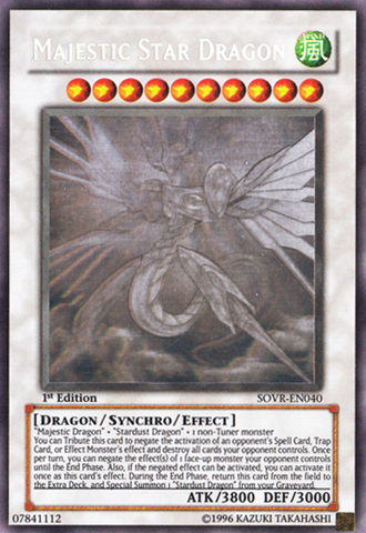 Majestic Star Dragon [SOVR-EN040] Ghost Rare - Card Brawlers | Quebec | Canada | Yu-Gi-Oh!