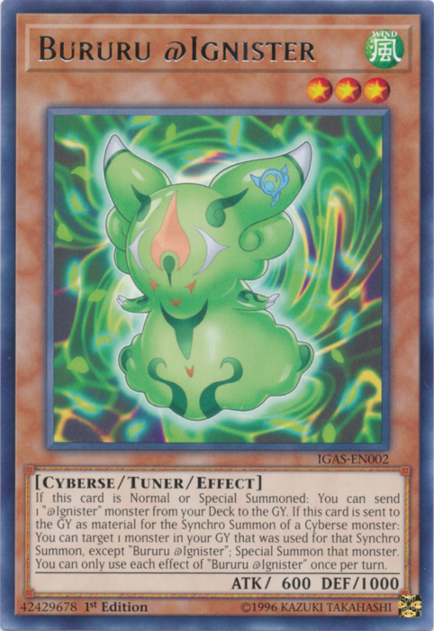 Bururu @Ignister [IGAS-EN002] Rare - Card Brawlers | Quebec | Canada | Yu-Gi-Oh!