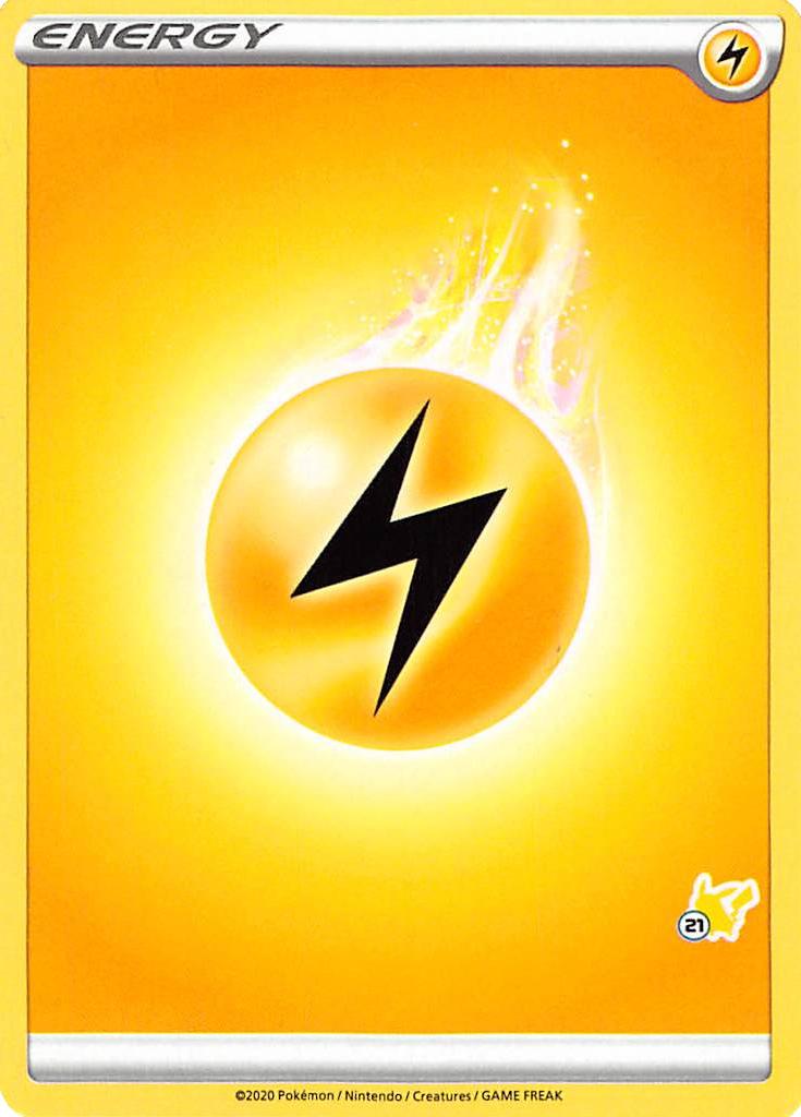 Lightning Energy (Pikachu Stamp #21) [Battle Academy 2022] - Card Brawlers | Quebec | Canada | Yu-Gi-Oh!