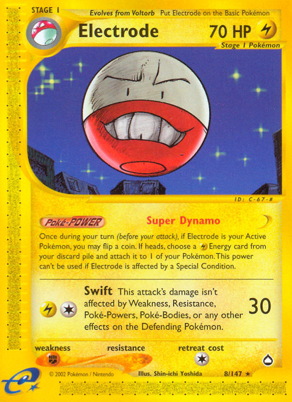 Electrode (8/147) [Aquapolis] - Card Brawlers | Quebec | Canada | Yu-Gi-Oh!